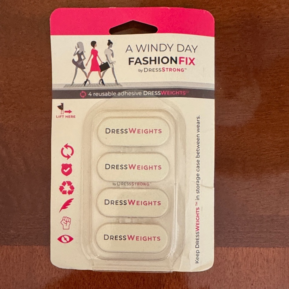 DressWeights Adhesive Wardrobe Solution